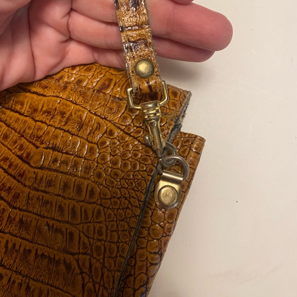 Amelia Berko Vintage Brown Leather Handbag Clutch - Picture 4 of 9